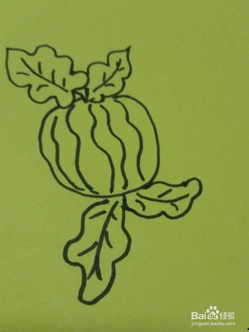 吃瓜怎么画小点,绘制趣味生活瞬间